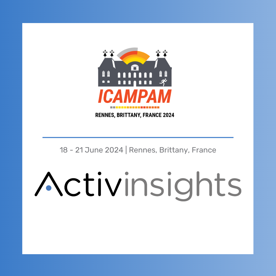 ICAMPAM 2024 Activinsights exhibiting